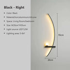 LumaEdge Wall Lamp Black & Gold Indoor Outdoor Lighting
