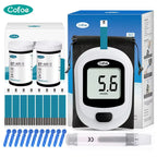 Blood Glucose Glucometer Kit With Test Strips And Lancets