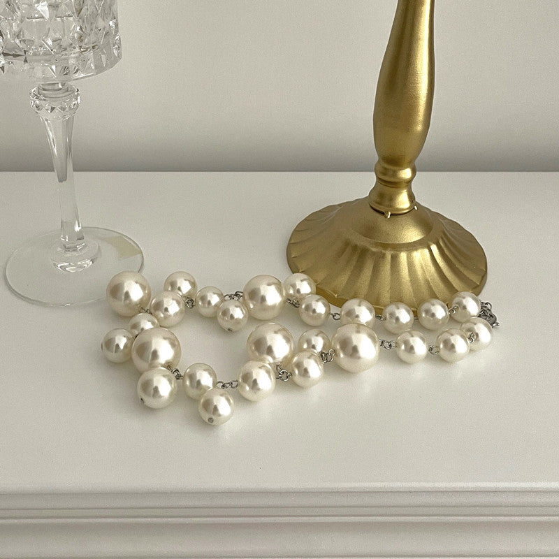 Lumineve Pearl Boutique By Elara - Elegant Pearl Necklace For Timeless Romantic Style And Classic Sophistication