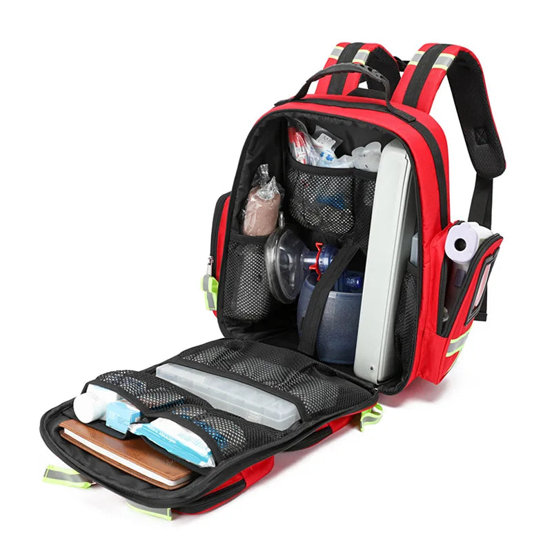 RescueReady Emergency First Aid Backpack Large Capacity