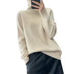 Nova Lyra Wool Turtleneck Sweater for Women Cozy Warm