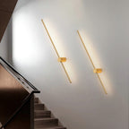 AureaNova Minimal Wall Lamp | Modern Gold/Black LED