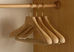 Lyra Premium Camphor Wood Wide Shoulder Hangers Set Of 2