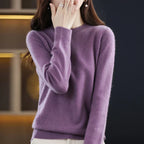 Caelo 100% Wool Cashmere Sweater for Women Autumn Winter