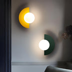Arden Nordic Semicircle LED Wall Lamp For Living Areas