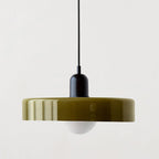 Arkea | Colored Glass Pendant Light With Adjustable Height