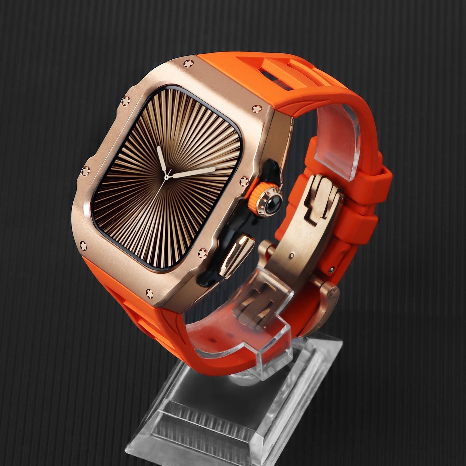 LumaGuard Electroplated Fluoroelastomer Band for Apple Watch