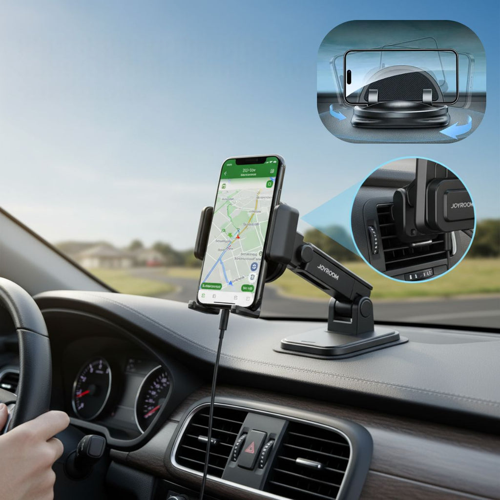 NavPro 360 Rotating Car Phone Mount Dashboard Vent Holder