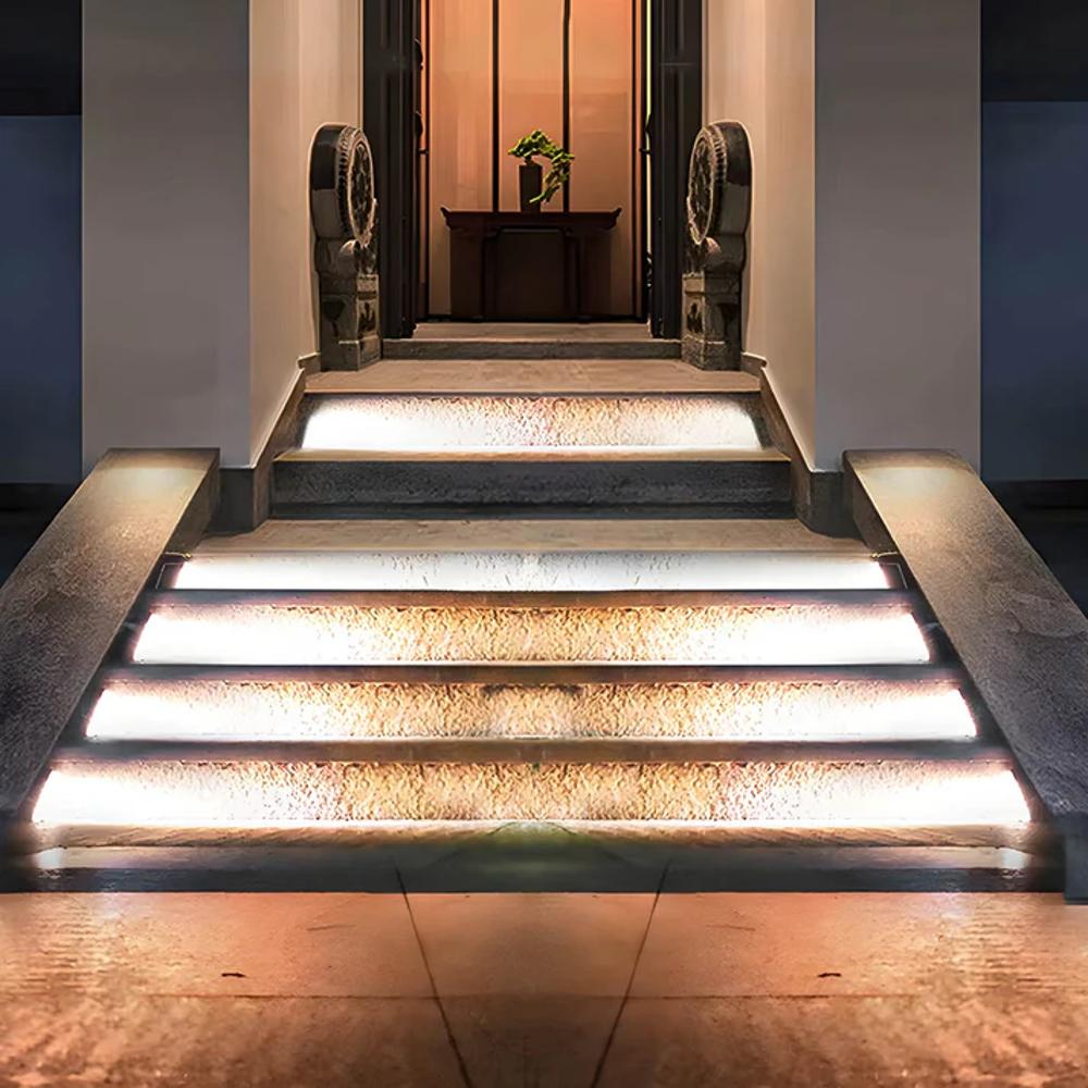 LumenPath Outdoor Solar Stair Lights | Energy-Efficient LED
