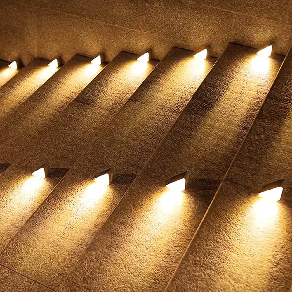 LumenPath Outdoor Solar Stair Lights | Energy-Efficient LED