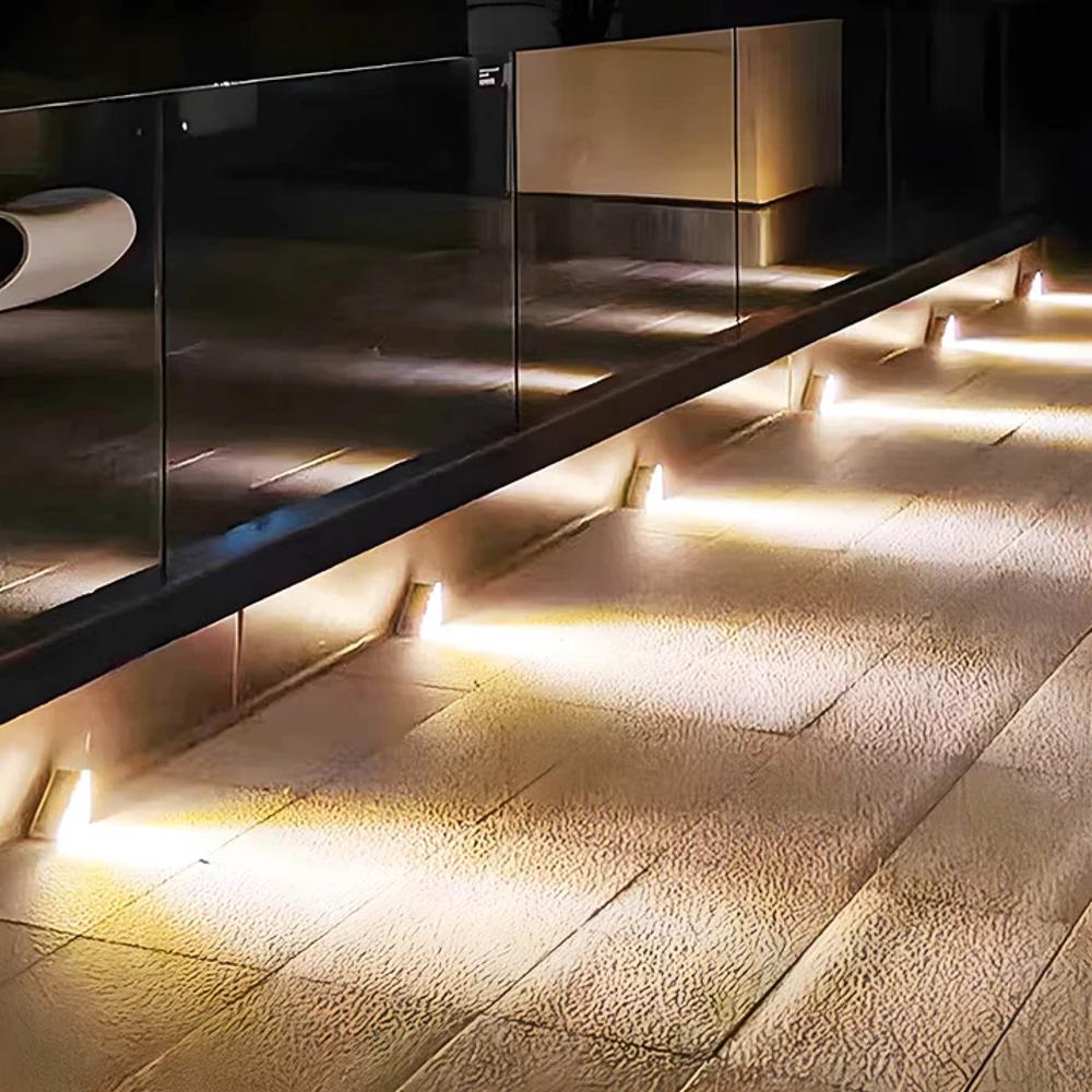 LumenPath Outdoor Solar Stair Lights | Energy-Efficient LED
