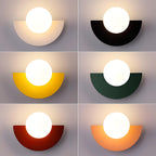 Arden Nordic Semicircle LED Wall Lamp For Living Areas