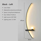 LumaEdge Wall Lamp Black & Gold Indoor Outdoor Lighting