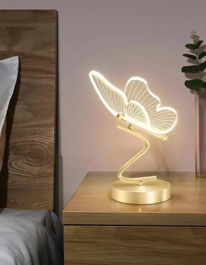 Lumenelle Dimmable LED Butterfly Table Lamp For Living Room