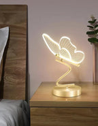 Lumenelle Dimmable LED Butterfly Table Lamp For Living Room