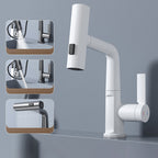 Quorra AquaFlex Pull-Out Faucet For Kitchen And Bathroom, 60cm Extendable Hose, 360 Degree Swivel, High Arc Design