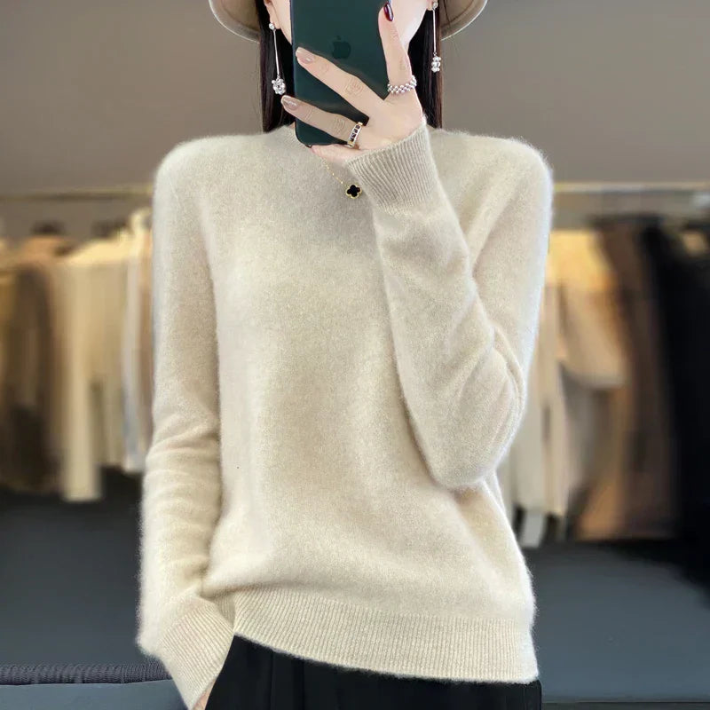 Lyra Merino Wool Sweater for Women 100 Percent Wool