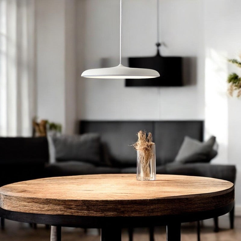 Scandinavian LED Pendant Light – Minimalist Hanging Light for Kitchen and Modern Interiors, 30 cm Diameter, Energy-Efficient Design 0