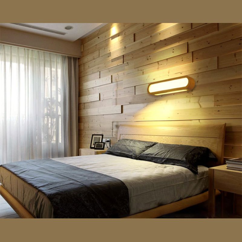 Havenwald LED Wood Wall Light Warm Bedroom Ambient Glow