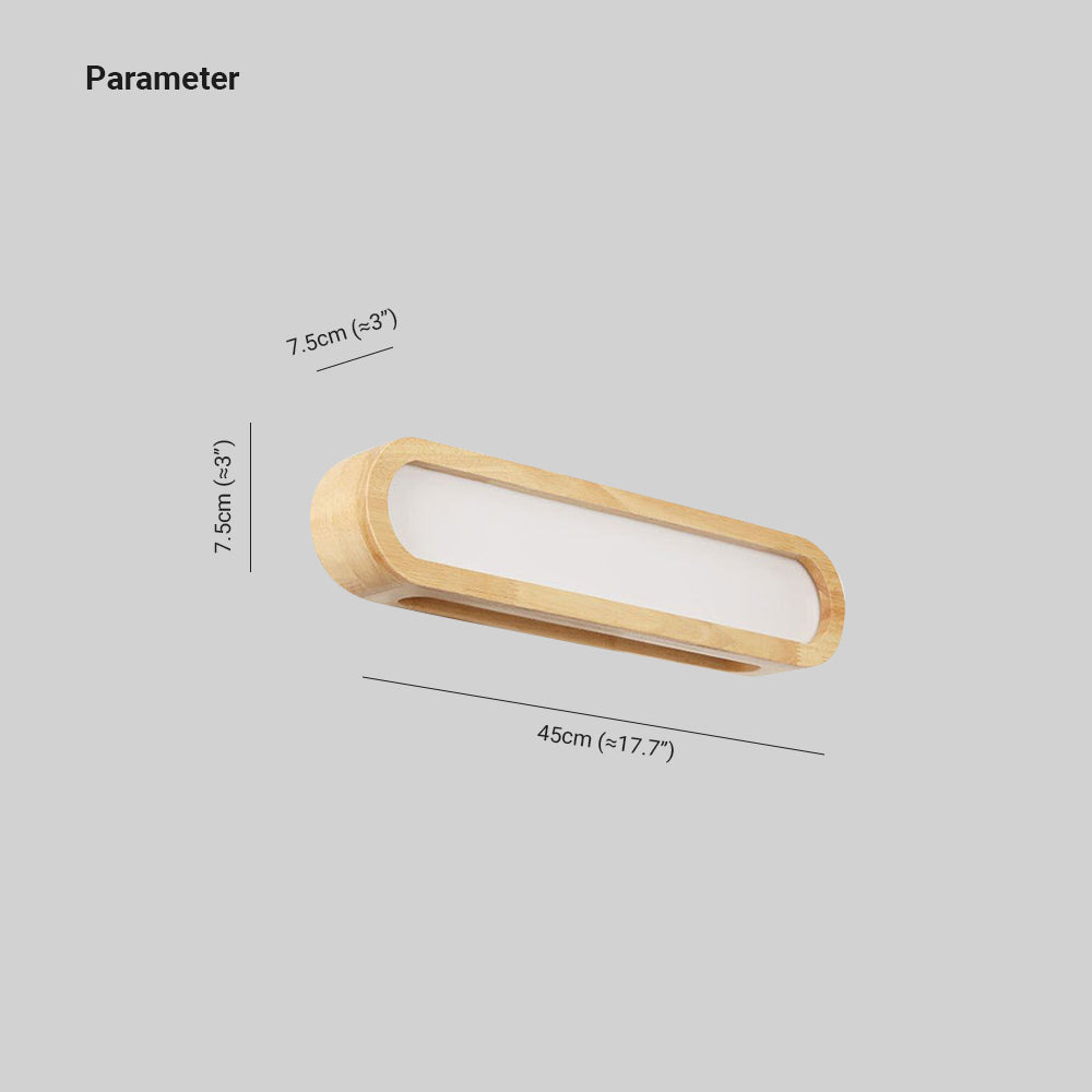 Havenwald LED Wood Wall Light Warm Bedroom Ambient Glow