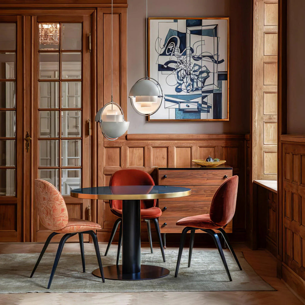 Scandinavian Multi-Tier Black Pendant Light – Elegant Kitchen Hanging Fixture with Layered Metal Shades 4