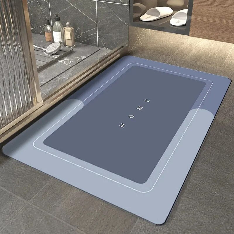 Non-Slip Bath Mat With Quick-Dry, High Absorbency Design