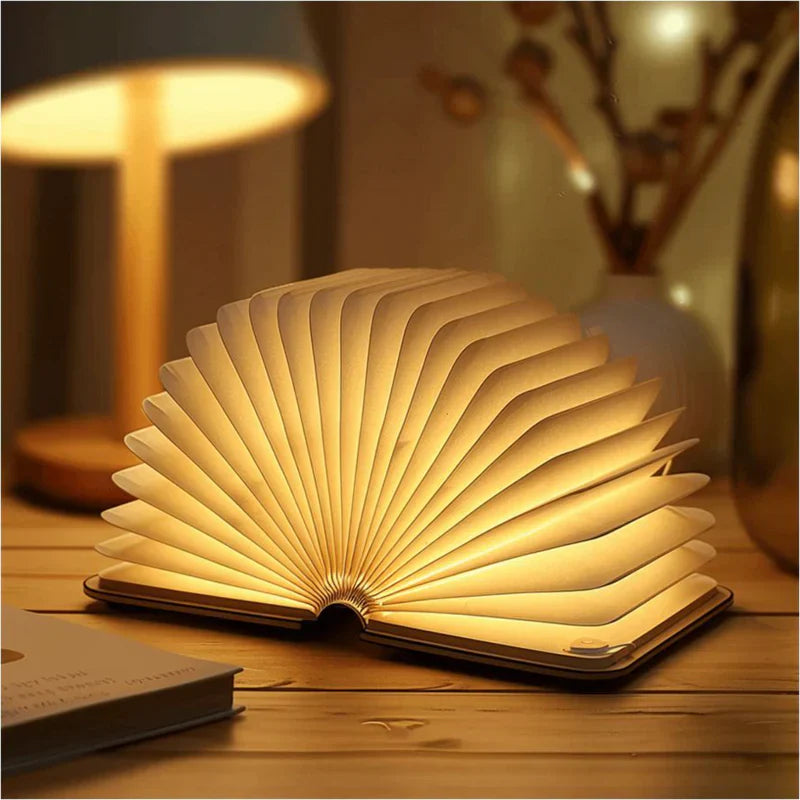 Luminia | LED Folding Book Night Light For Bedside Reading