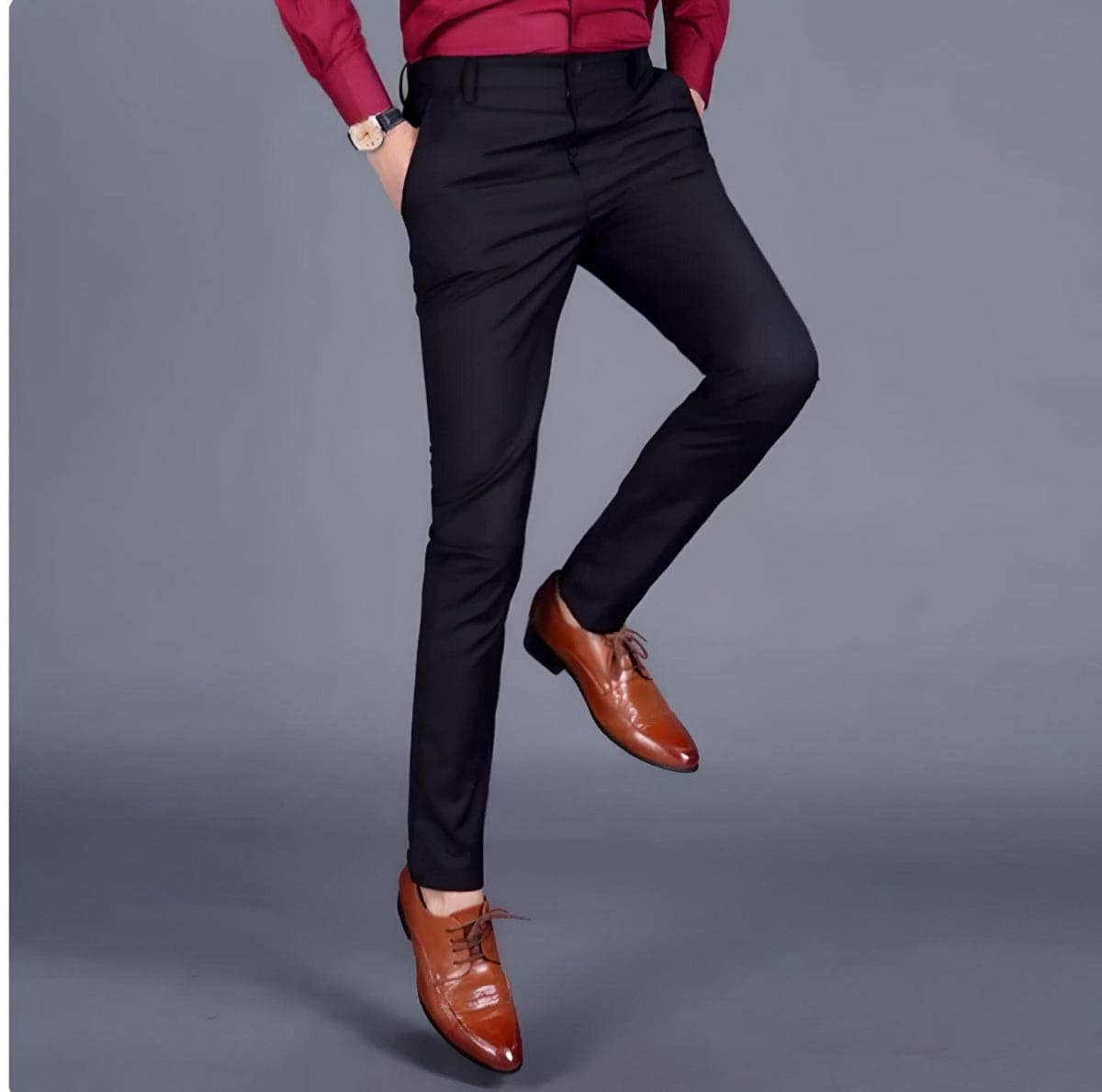 Marcellus Alex Slim Stretch Men's Trousers In Classic Style For Slim Fit Comfort And Everyday Wear