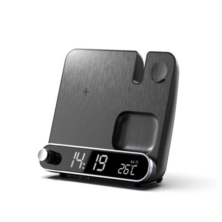 LumaCore 3-in-1 Wireless Charging Station And Alarm Clock