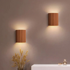 Aventa Contemporary Resin Wall Lamp With Double-Sided Glow