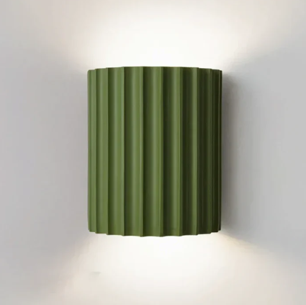 Aventa Contemporary Resin Wall Lamp With Double-Sided Glow