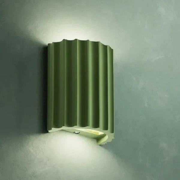 Aventa Contemporary Resin Wall Lamp With Double-Sided Glow