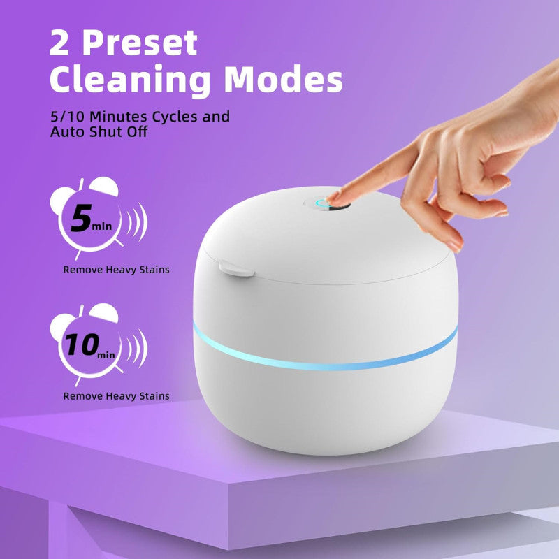 LuminaClean UV Ultrasonic Cleaner with Sanitizing Lights