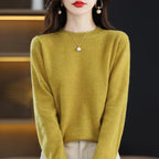 Caelo 100% Wool Cashmere Sweater for Women Autumn Winter