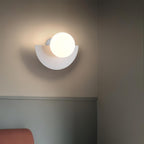 AuroraArc Semi-Circular Wall Lamp for Nordic Glow Ambience
