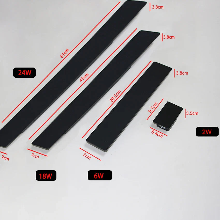 AstraLuma Slim Outdoor LED Wall Light With Dual Beams