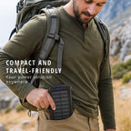 Terralux 500000mAh 防水ソーラーパワーバンク ポータブル