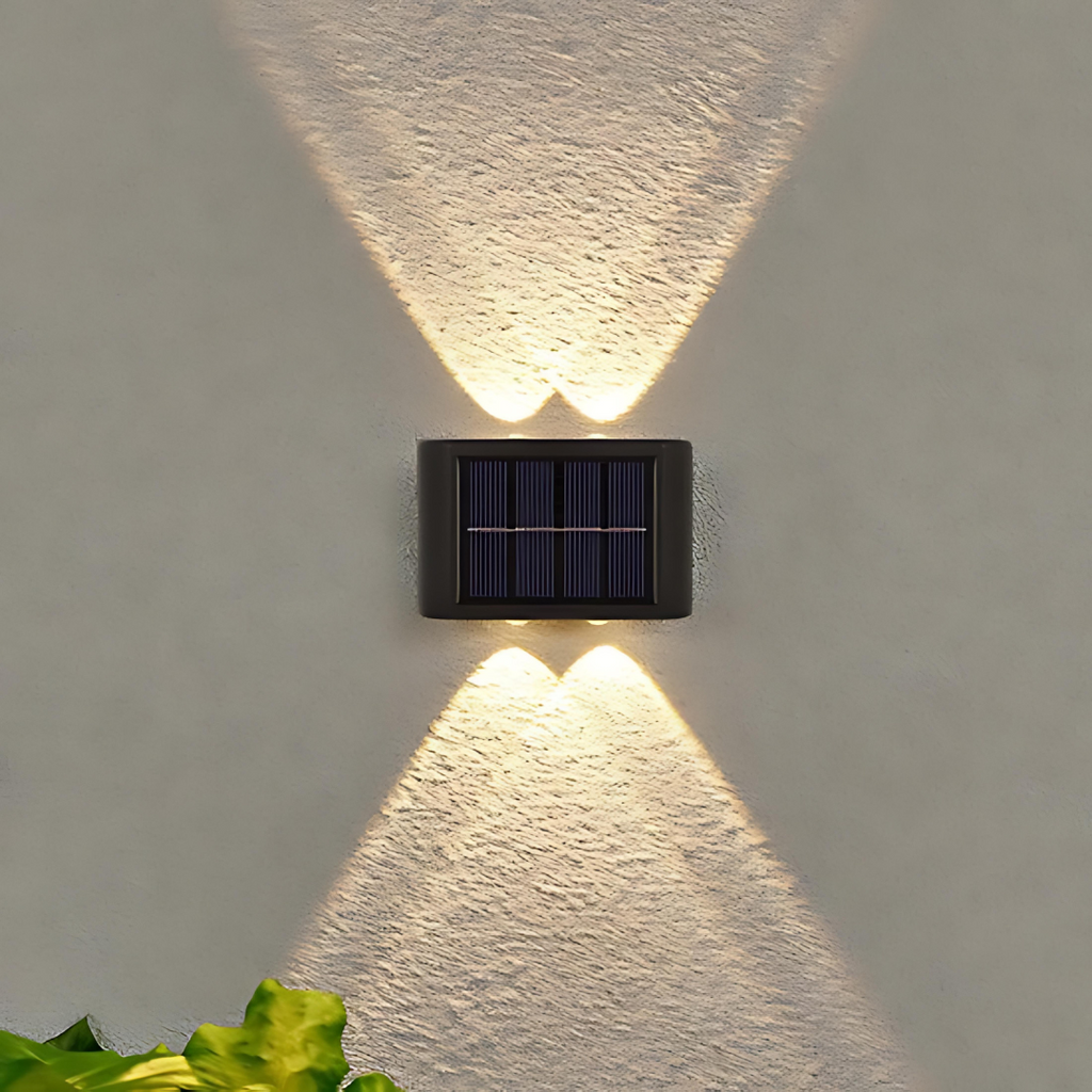Solar LED Outdoor Light with Motion Sensor, 3 Adjustable Heads, IP65 Waterproof Garden Lights for Pathways and Walls 2