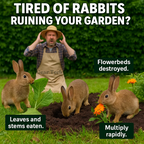 Zonne Ultrasonische Konijnenverjager Met Knipperend Licht