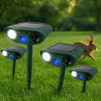 Zonne Ultrasonische Konijnenverjager Met Knipperend Licht