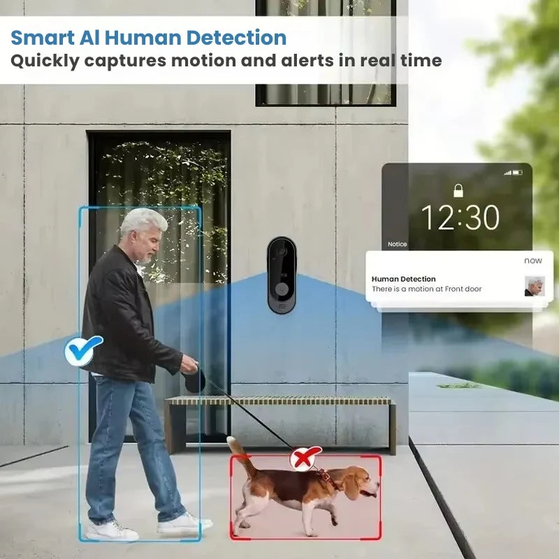 NovaGuard Pro Wireless Video Doorbell With HD Camera