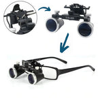 NovaView tandläkarförstoringsglas med LED - Binokulär förstoring