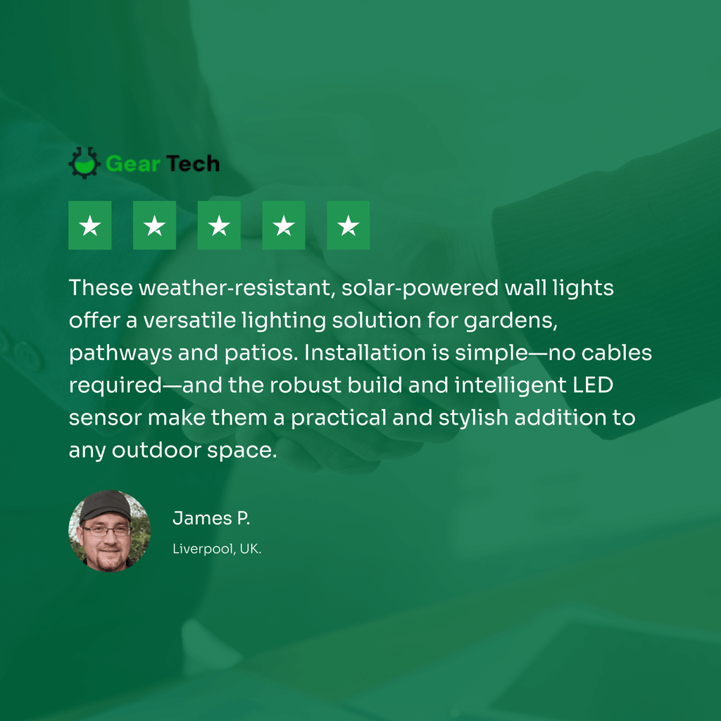 ソラーラ | パスとパティオ用ワイヤレスソーラーLEDウォールライト