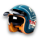 NovaRider Timeless Motorcycle Helmet DOT and ECE Certified