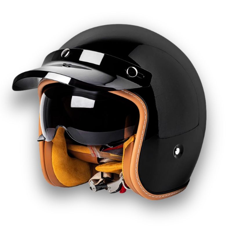 NovaRider Timeless Motorcycle Helmet DOT and ECE Certified