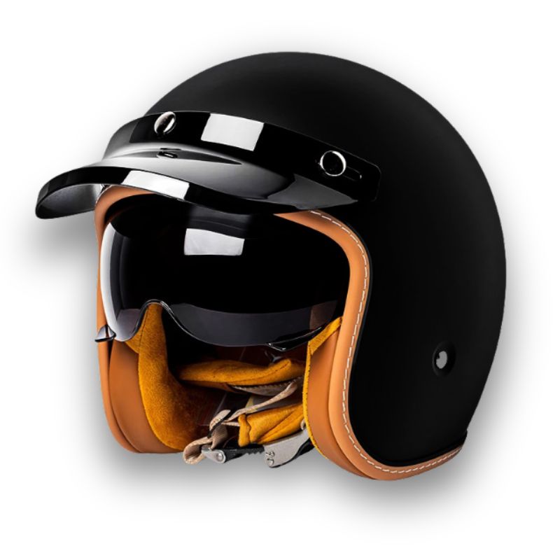 NovaRider Timeless Motorcycle Helmet DOT and ECE Certified