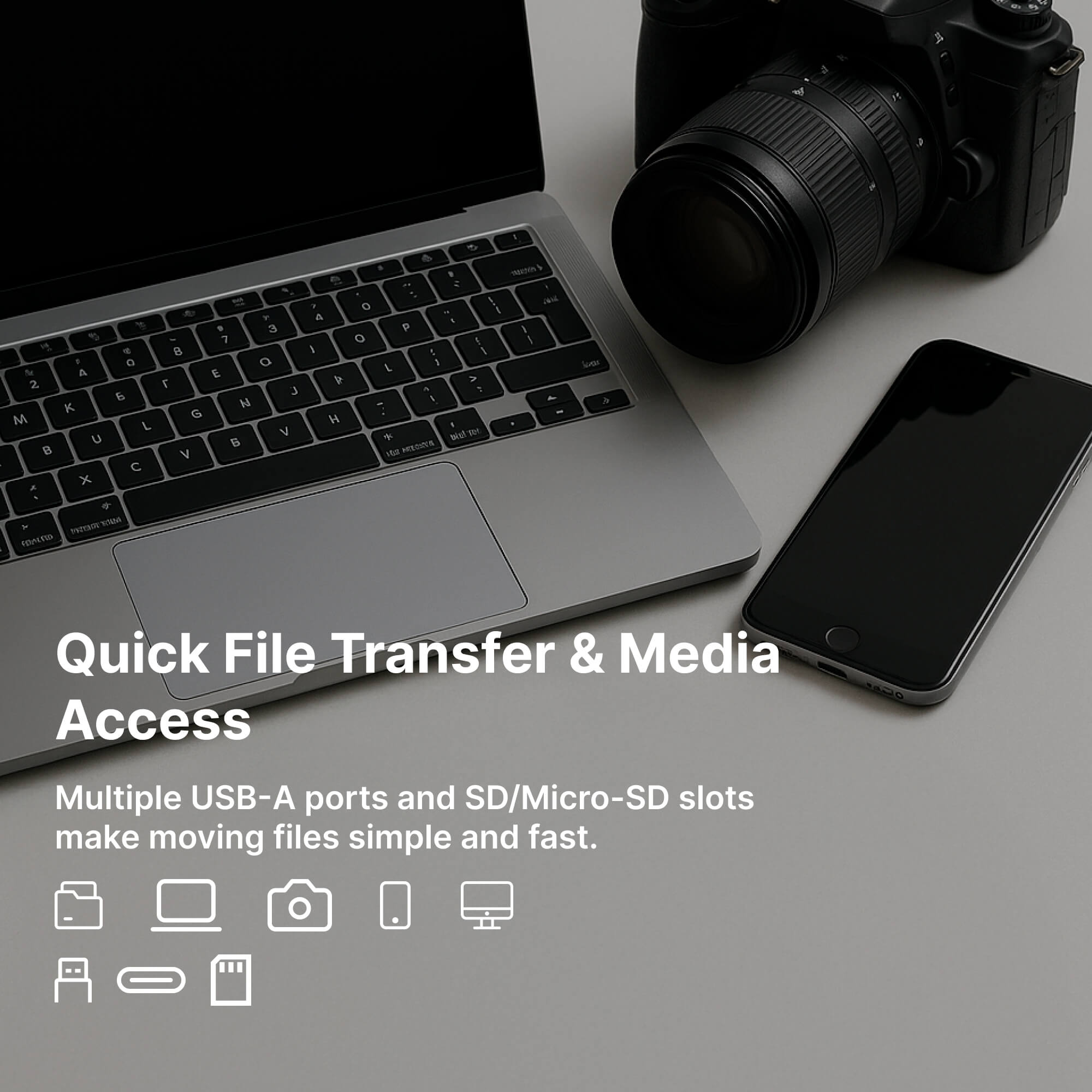 NexLink 7-in-1 USB-C Hub: HDMI, SD & USB For MacBook