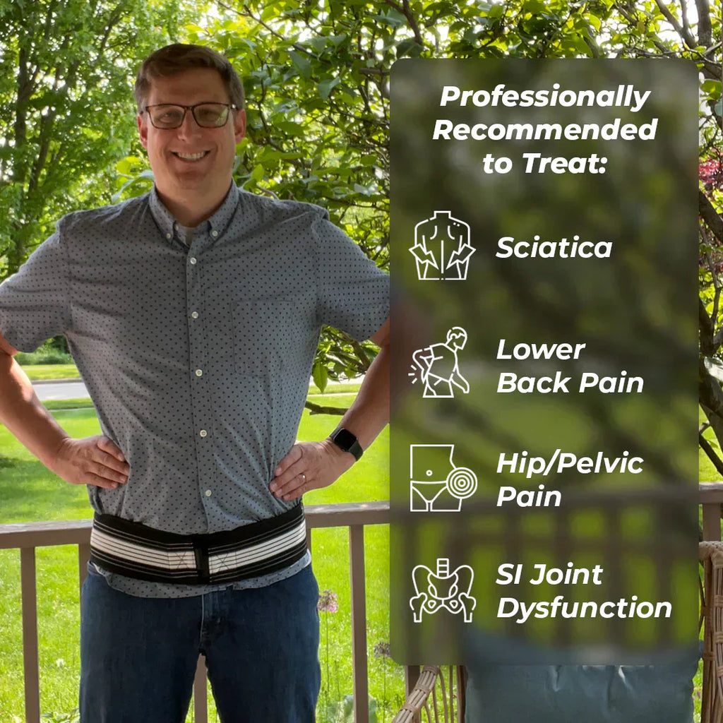 NovaEase Sciatica Pain Relief Belt for Lower Back Support