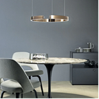 Lunara Modern Circular LED Hanging Light Dimmable Durable Stylish For Dining Living Room Office