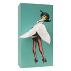 Vintage Pin-Up Tissue Box In Wood With Dress Designs